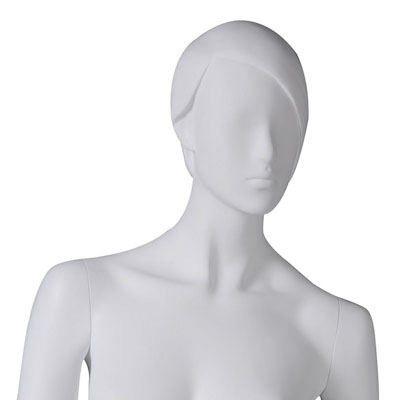 Mannequin femme, tête et cheveux sculptés - Mannequins cheveux sculptés-1