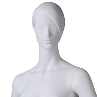 Mannequin femme, tête et cheveux sculptés - Mannequins cheveux sculptés-1