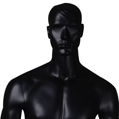 Mannequin homme, tête et cheveux sculptés - Black Friday-1