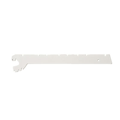 Console inclinable pour tablettes tôle - Ligne Gondoléko Blanc