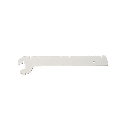 Console inclinable pour tablettes tôle - Ligne Gondoléko Blanc