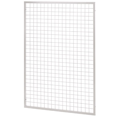 Grille avec cadre renforcé - Ligne Store blanc pas de 50 mm