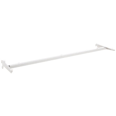 Traverse pour tablette verre - Ligne Store blanc pas de 50 mm-1