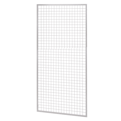 Grille avec cadre renforcé - Ligne Store blanc pas de 50 mm