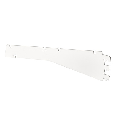 Console inclinable pour tablettes tôle pas de 25 mm - Ligne Store blanc pas de 25 mm