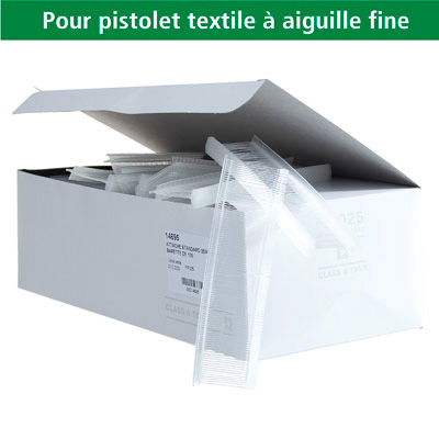 Attaches fines en polypropylène - Attaches pour pistolet