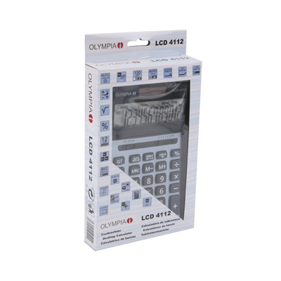 Calculatrice de bureau OLYMPIA LCD 4112 - Calculatrices-1