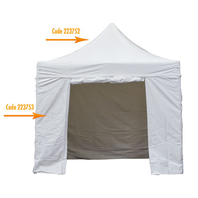 Tente pliante 520 g/m² - Tentes, barnums-1