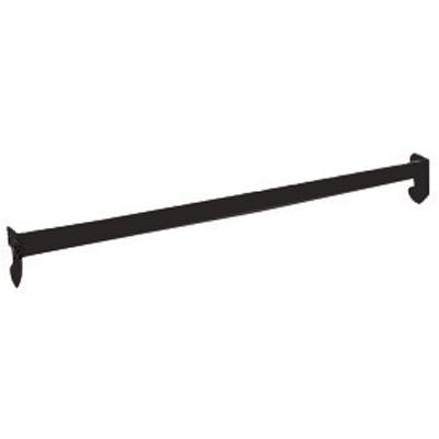 Barre de charge noir sablé L 66,5 cm - Ligne Store noir Sablé pas de 25 mm