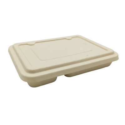 Couvercles pour plateaux repas en bagasse - Plateaux repas-2