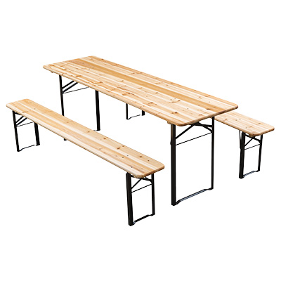 Banc pliant brasserie L 116 cm - Tables pliantes traiteurs-1