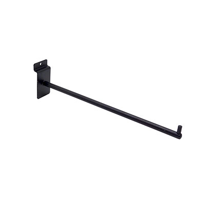 Bras droit noir - L 30 cm - tube ø 10 mm - pour panneaux rai - Bras