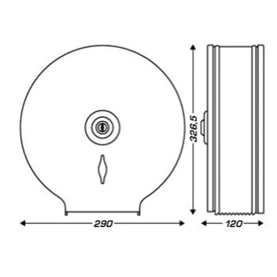 Distributeur papier toilette  - Dévidoirs hygiène-1