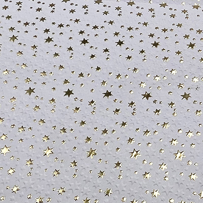 Papier cadeau embossé à étoiles - Papiers cadeaux à effets