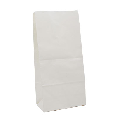 Sacs papier SOS blanc - 15 + 8,5 x H 32 cm - Sacs SOS-1