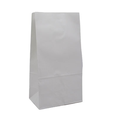 Sacs papier SOS blanc - 19 + 12 x H 36 cm - Sacs SOS-1