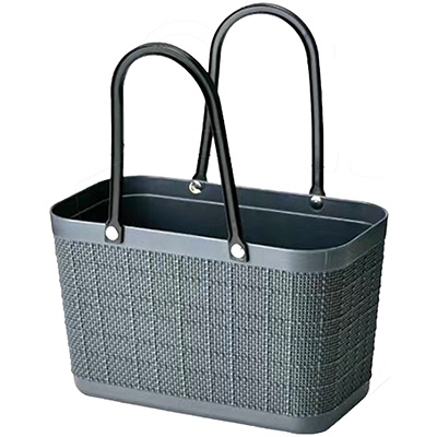 Panier libre-service gris anthracite 8 litres - Paniers libre-service et chariots