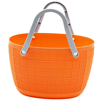 Panier libre-service orange 17 litres - Paniers libre-service et chariots