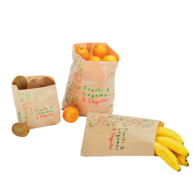 Sacs kraft fruits et légumes - Sachets kraft alimentaires-3