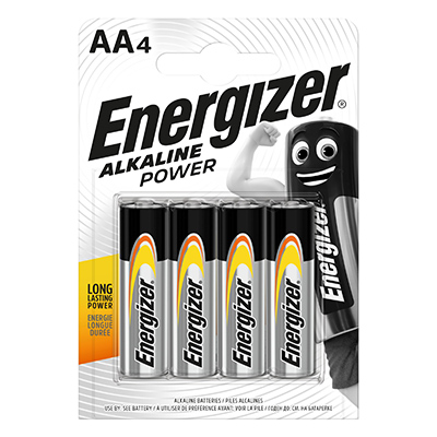 Piles alcalines LR06 AA Energizer power  - Piles