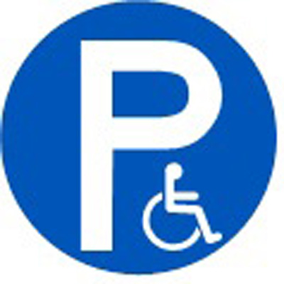 Disque Parking PMR - Plaques PVC