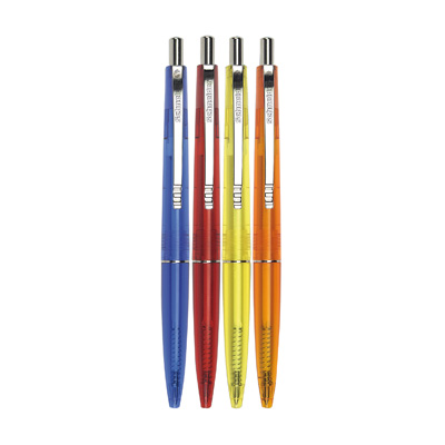 Stylos à bille rétractables K 20 - 4 couleurs - encre bleu - Stylos à bille