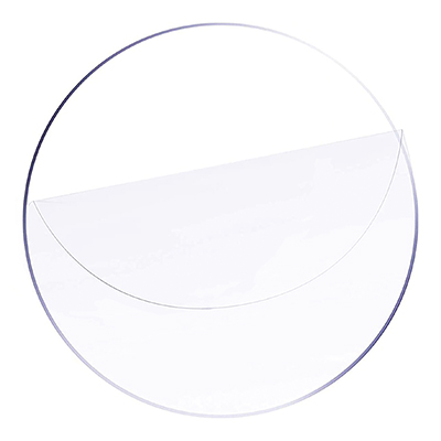 Disque transparent - ø 30 cm épaisseur 2,6 mm - Présentoirs divers