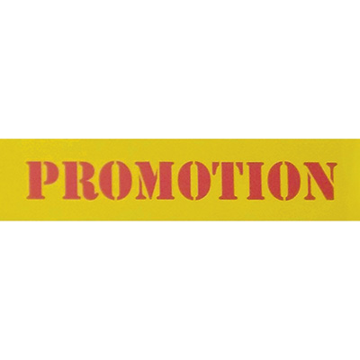 Bande de rive PROMOTION - Porte-étiquettes pour tablettes