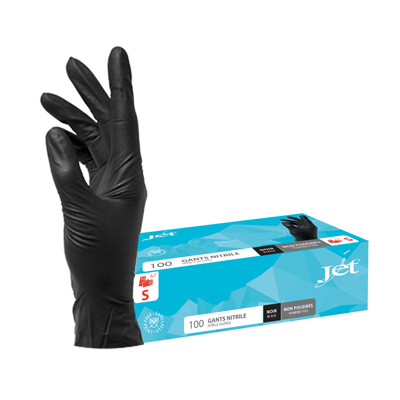 Gants nitrile non poudrés - Gants jetables