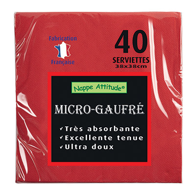 Serviettes Micro-gaufrées - Serviettes en papier