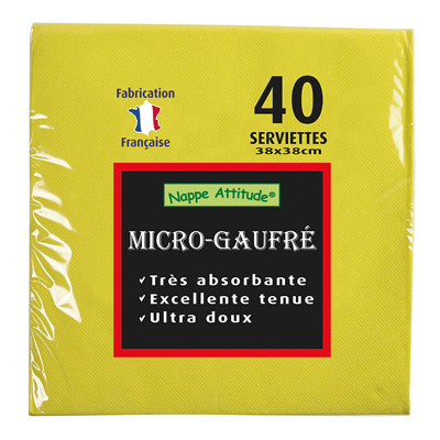 Serviettes Micro-gaufrées - Serviettes en papier