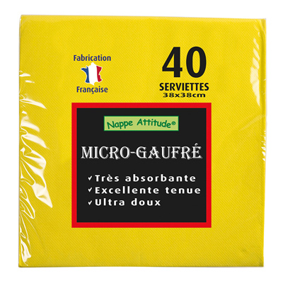 Serviettes Micro-gaufrées - Serviettes en papier