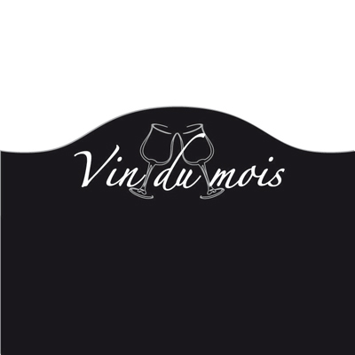 Panneau brasserie caviste Vin du mois - Déco cavistes Foire aux Vins