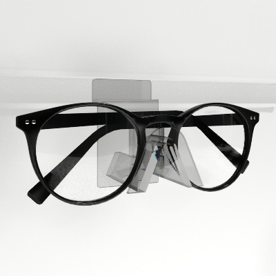 Supports lunettes pour panneaux rainurés - Porte-lunettes-1