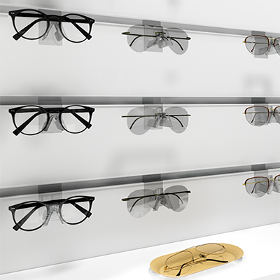 Supports lunettes pour panneaux rainurés - Porte-lunettes-2