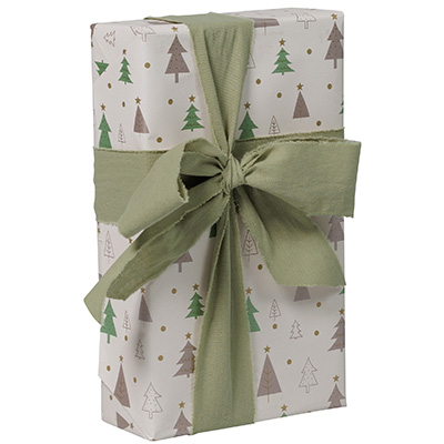 Papier cadeau Sapins - 70 cm x 50 m - Papiers cadeaux de Noël-3