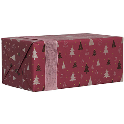 Papier cadeau Sapins - Papiers cadeaux de Noël-2