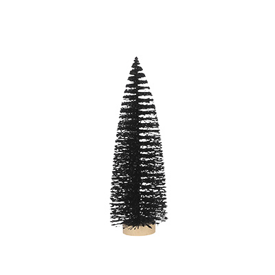 Sapin noir - ø 10 x H 32 cm - Petits décors d'étalage