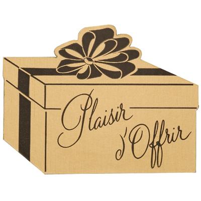 Étiquettes cadeaux adhésives Plaisir d'offrir - Étiquettes cadeaux adhésives