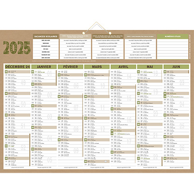 Calendrier Natura 2025 - Calendriers