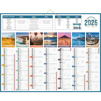 Calendrier Planète 2025 - Calendriers-1