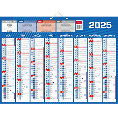 Calendrier 16 mois 2024-2025 - Calendriers-1