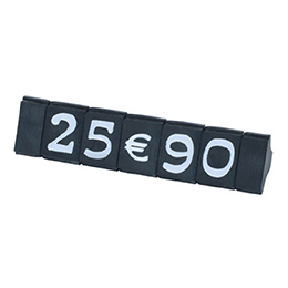 Étiquette adhésive fluo -1 Euro - matériel d'étiquetage