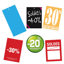 Étiquettes à trou Soldes