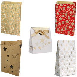 Pochettes cadeaux de Noël