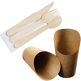 Vaisselle biodégradable et compostable