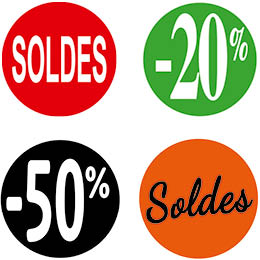 Pastilles adhésives Soldes